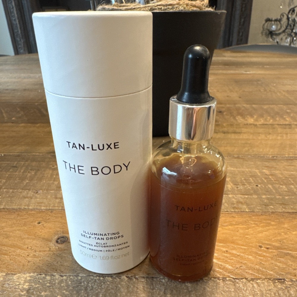 Tan-Luxe The Body Illuminating Self-Tan Drops - Light Medium 1.69fl Oz B2